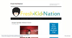 Desktop Screenshot of freshkidnation.com